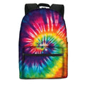 Rainbow Tie Dye Backpacks for Girls College School Backpack Waterproof Durable Polyester Designer Backpack Do Custom logo Bag