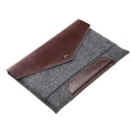 Unai Durable PU Leather Felt Laptop Sleeve & Tablet Bag Simple Business Casual Design Custom Color Small Size High Quality
