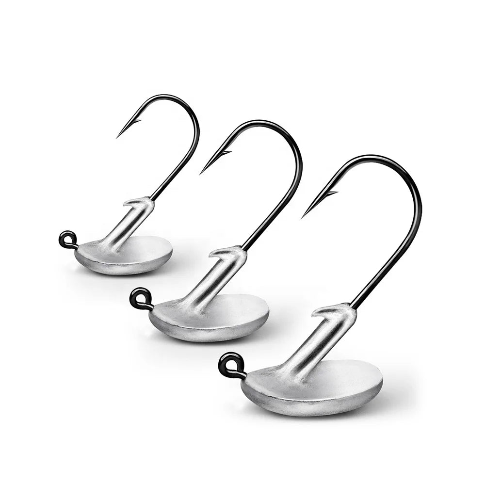 Newbility 3.5g 5g 7g 10g 14g Fishing BKB Hooks Worm Fishing Tackle Accessories Jig Lead Head Hook