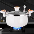 KENGQ Household Luxury White Micro-pressure Enamel Soup Pot
