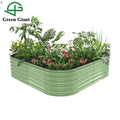 Huizhou Green Giant 17" Tall Heart-shaped Metal Modular Corrugated Raised Garden Bed Kit