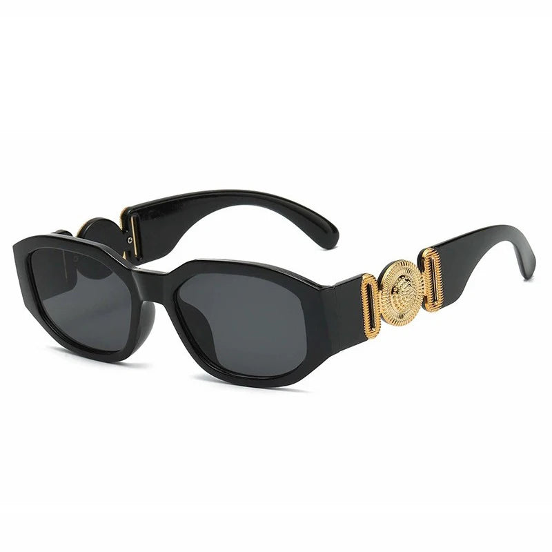 ADE WU XA5208 Vintage Popular Brand Polygon Sunglasses Colorful Cheap Shades Unisex Trendy Retro Small Frame Eyewear