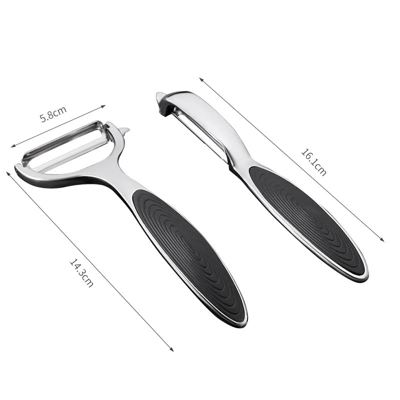 Factory Price Stainless Steel Multifunctional Kitchen Tool Carbon Steel Blade Fruit and Vegetable Peeler Melon Planer