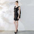 16196# Banquet Evening Dress Women New Short Sequin Party Fairy Dress
