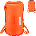E-MYWAY Swim Backpack 35L PVC Waterproof Swimming Bubble Safety Float Shoulder/Waist Strap Open Water Paddle Customized Color