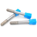 Flat Endmill Vacuum Brazed Diamond Router Bits for Granite Marble Router Cutter Profiling Cutting Stone Edge Engraving Tools