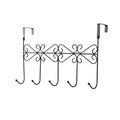 Over the Door Organizer Hooks Hat Key Clothes Hanging Storage Hanger Holder