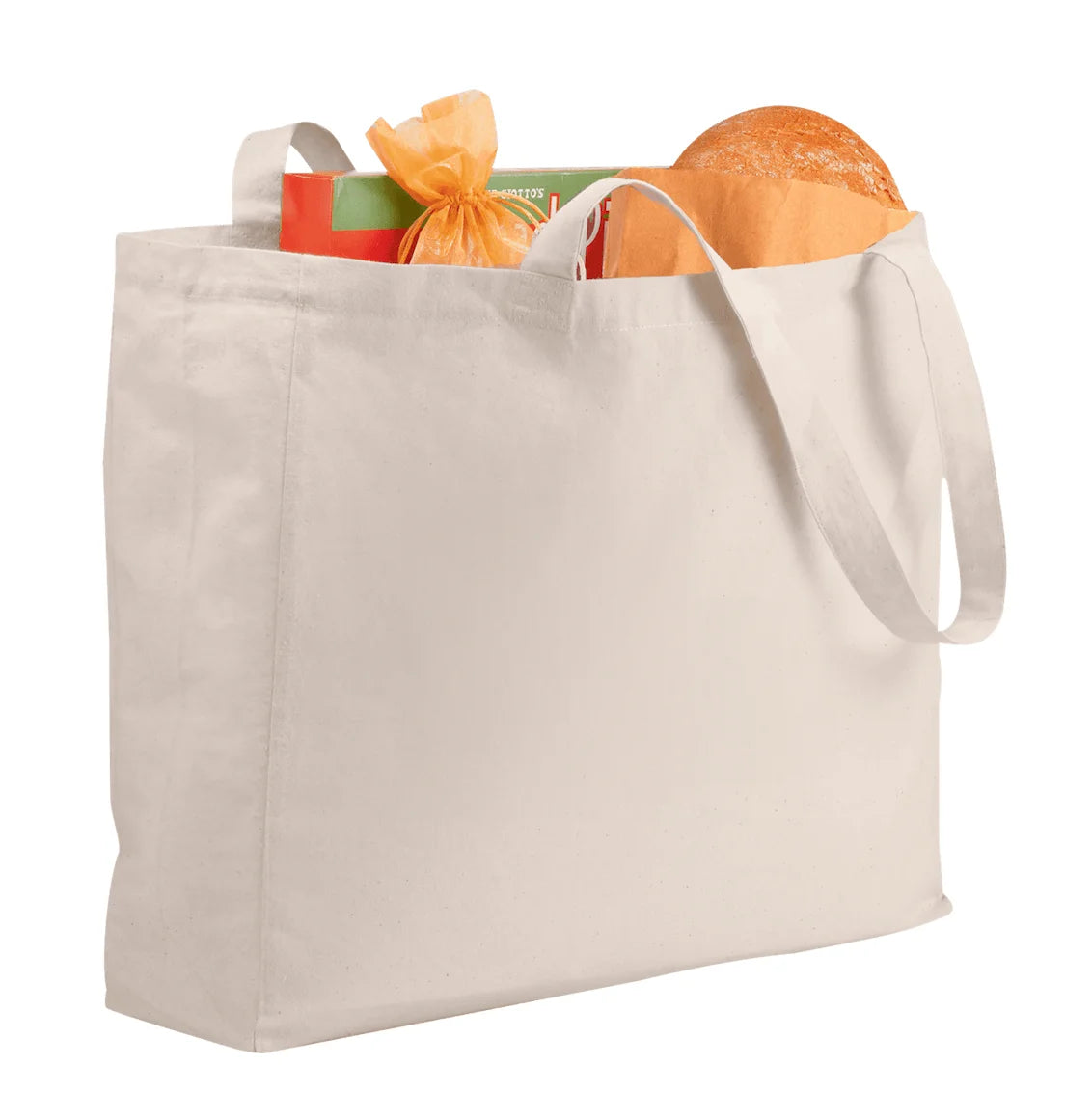 Economical Cotton Tote Bag Lightweight Medium Reusable Grocery Shopping Cloth Bags Suitable for Promotion Gift