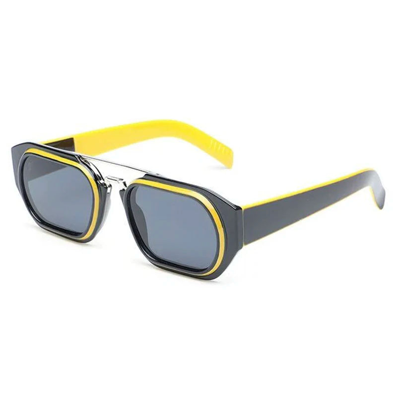 11361 Trendy Colorful PC Frame Shades Sunglasses for Women Men