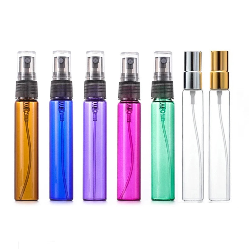 Cosmetic 2ml 3ml 5ml 10ml 15ml Refill Luxury Round Empty Clear Mini Sample Travel Spray Glass Perfume Bottles