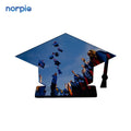 Plaque Graduation Anniversary MDF Graduation Cap Desktop Display Sublimation MDF Photo Frames