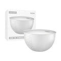 CHEFMADE 24cm 18/8 Stainless Steel Eco-Friendly Camping Mixing Bowl with Scale MegaBDM