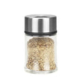 Multi-function Customize logo 2oz Different Holes Metal  Salt Shaker Spice Bottle with Glass Jar for Cooking