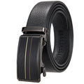 LY36-25633-5 Wholesale Classic Designer Fashion Men's Automatic Buckle Cowhide Men's Adjustable Genuine Leather Belt for Men