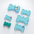 B-5504 Handmade Diy Pets Dog Pendant Crystal Glue Epoxy Resin Mold Bone Shape Id Tag Pet Collar Silicone Mould wholesale