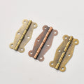 New Chinese Style Antique Lace Wine Box Small Hinge Hardware Jewelry Accessories Iron Soft Closing Bedroom