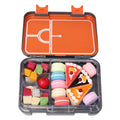 Toursun Bento Box with 4 Compartments Leakproof Tritan Rectangle Shape Lunch Box