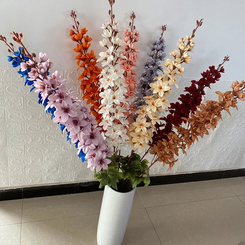 Factory Direct Supply Cheap Price Delphinidin Wedding Flower Artificial Flower