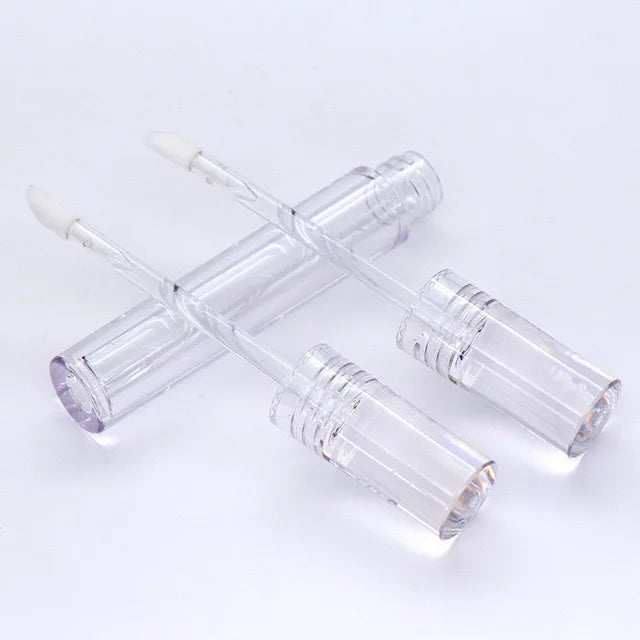 Fully Transparent Gloss Empty Bottle Lipstick Injection Molding Transparent Lip Gloss Tube Cosmetic Tube