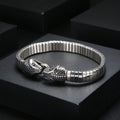 KALEN 2022 Zodiac Animal Wholesale Stainless Steal Snake Head Chain Charm Bracelets Men
