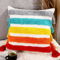 Nordic Luxury Tufted Cushion Covers 45x45cm Throw Pillow Cover With Tassel for Home Decor