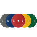 Bumper Plates Is Made for 2 Inch  Bars Available From 10 LB up to 55 LB Black or Multi Color Premium Commercial Gym
