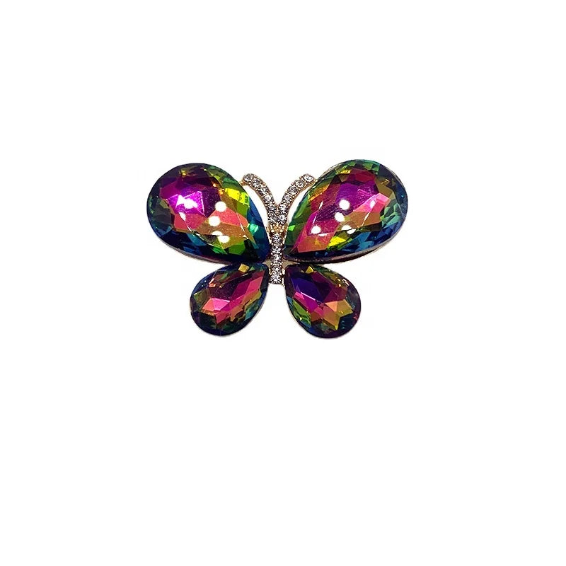 2026 New Style Crystal Rhinestone Brooch Fashion Butterfly Brooch