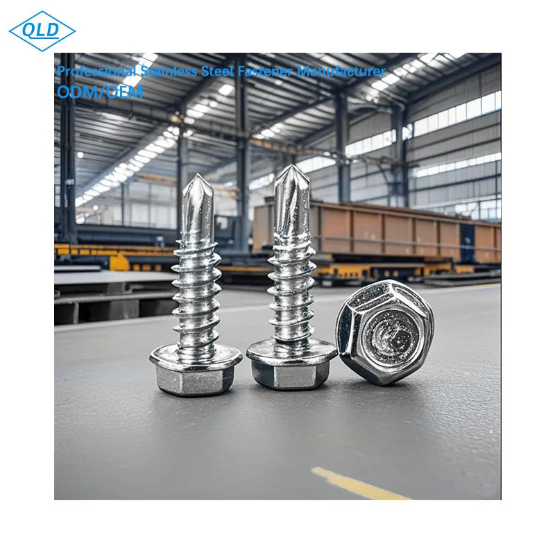 DIN7504 Self-Drilling Self-Tapping Screws Fasteners Stainless Steel Corrosion Resistant Wood Screws M5 M8