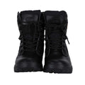 Double Safe Ready To Ship Black Waterproof Leather Training Hunting Outdoor Waterproof Black Tactical Boots