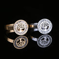 BINSHUO High Quality Gold Silver Color Stainless Steel Rings Women Accessories Crystal Rhinestone Man Ring