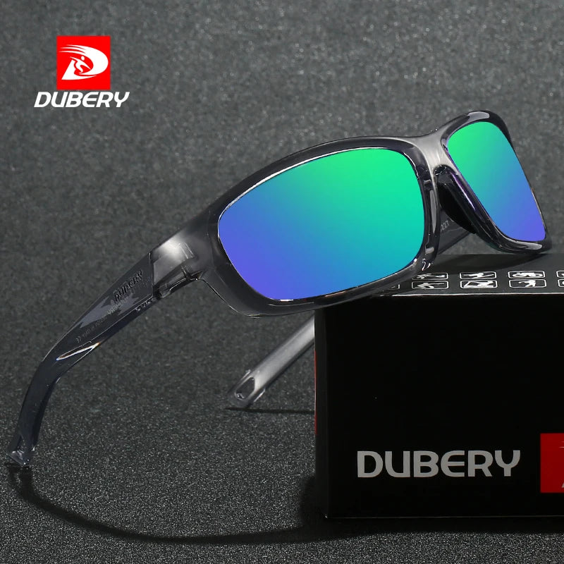 DUBERY 2026 High Quality Sport Polarized Sunglasses for Men Youth UV400 Protection New  Running Glasses Fashion Tac Sunglasses