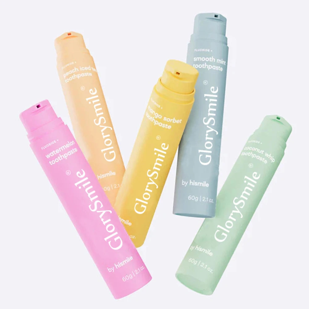 OEM Travel Size Toothpaste 60g Sensitive Toothpaste Package Fruit Flavored Toothpaste Teeth Whitening Private logo MegaBDM