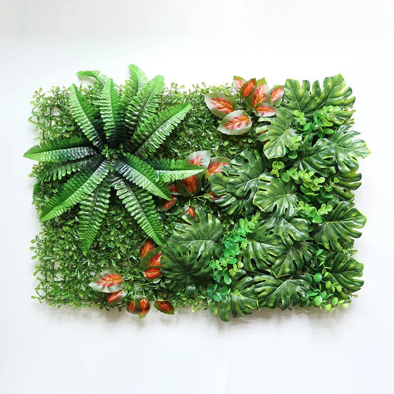 Artificial Grass Wall Panels Plastic Greenery Plant Wall Grass Artificial Green Wall Backdrop