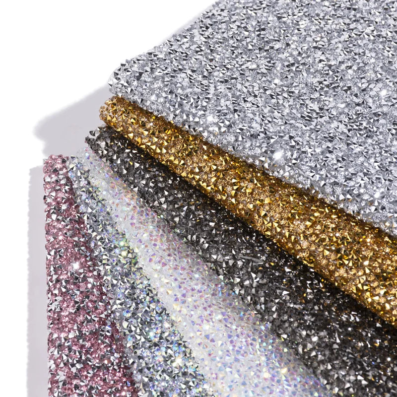 2021 New Design Diamond Nail Table Mat With Rhinestone Nail Art Tool Manicure Holder Pads 40*24cm Nail Display