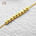 Fashion Yellow Preserving Square Bracelet 18k Real Gold Jewelry Real 18k Pure Gold Bracelet Wholesale Au750 Gold Bracelet