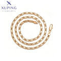 X001263093 Xuping Jewelry Fashion Sunflower Pattern Copper 18K Gold Color Plated Rapper Hip Hop Men Chain Link Necklace