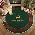 Modern High-style Christmas Floral Faux Cashmere Polyester Rug Cool Bedside Carpet for Bedroom Living Room Coffee Table