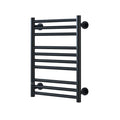 Wall Mounted Stainless Steel Modern Bath Towel Warmer Rack with Chrome Finish Heating Function for Bathroom