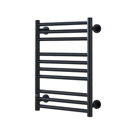 Wall Mounted Stainless Steel Modern Bath Towel Warmer Rack with Chrome Finish Heating Function for Bathroom