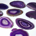 Colourful Agate Coaster Natural Semi-precious Stone Crafts Agate Slice Coasters for Drinks
