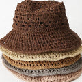 WD-A809   Summer Paper Hollow Breathable  Travel Sun Hat