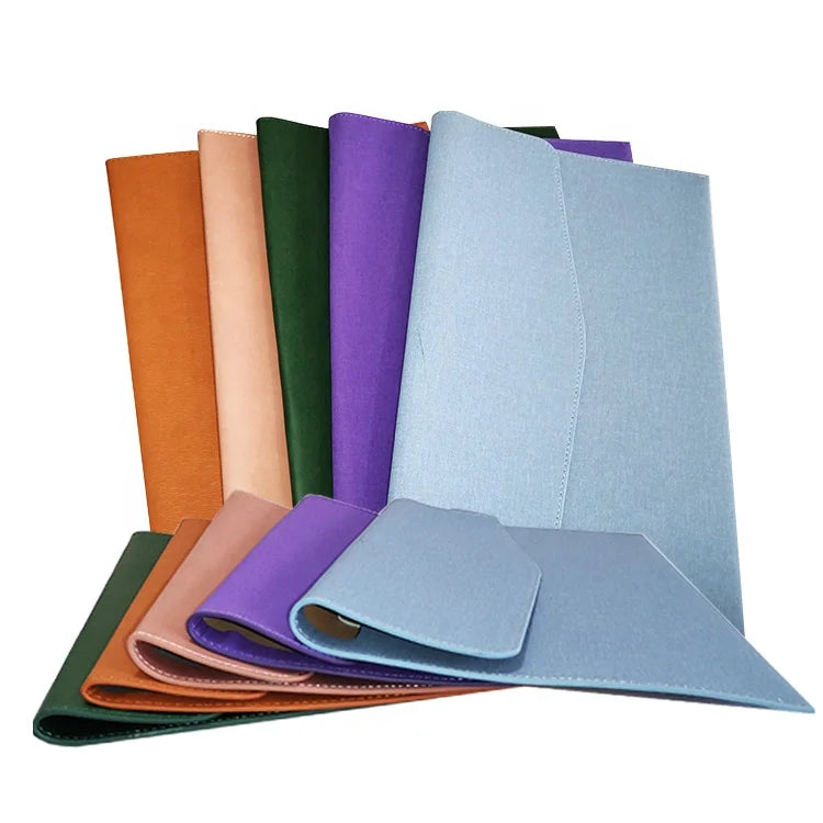 Wholesale PU Leather Portfolio Bag with Metal Buckle Factory Office & School Supplies Box File Type Filing Products