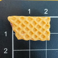 Bulk 100Pcs/Lot Artificial Waffle Cookie Food Theme Bead Embellishments Handmade Craft Supplies Keychains Resin Arts and Crafts