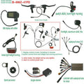 Electric Bicycle DIY KIT Controller+DISPLAY 886+Headlight+Tail Light+Waterproof Line+PAS+ALARMER MTB Instrument Moped PART