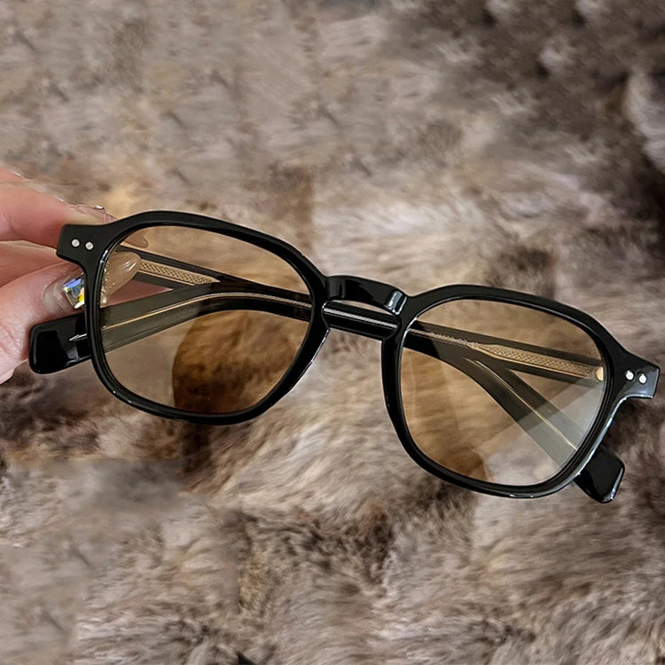 2025 Retro Tortoise CR39 Lens Sun Glasses Vintage Women Custom TR90 Men Sunglasses Italian Acetate in Polarized