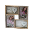 Creative Four-grid Combination 6 Inch Retro American Style Valentines Natural Wooden Collage Import Picture Frames China