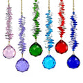 GOLDENHAITAI Crystal Suncatcher  40mm Colored Ball Prism Rainbow Maker for Garden Window Home Christmas Decoration G5760