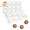 AK 12 Cavity Walnut 3D Silicone Mousse Cake Mold French Dessert Baking Moulds Pastry Tray Cake Decorating Candies Soaps