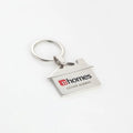 Custom Leather Keychains in Bulk House Shaped Real Estate Print Logo Embossed Metal Mini Pu Custom Leather Keychain