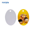 Custom Sublimation Aluminum Double Side Printing Circle Pet Id Name Tags Metal Dog Tag for Dog and Cat